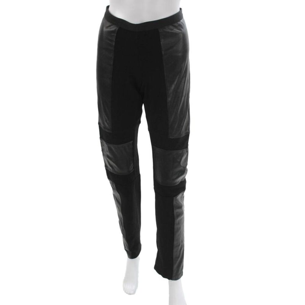 BCBG Max Azria Women Ankle Colorblock Polyester Leggings Size L